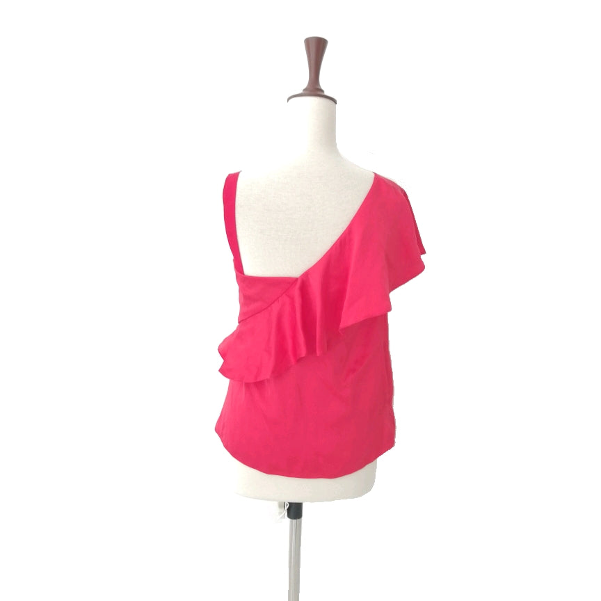 Armani Exchange Red One Shoulder Top