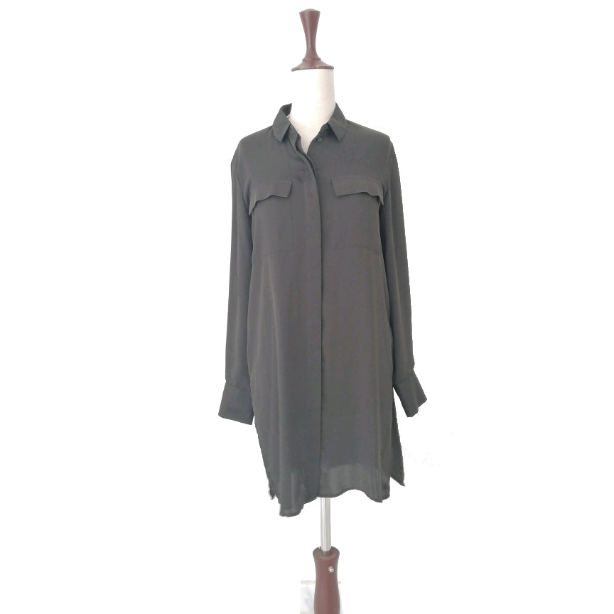 H&M Olive Green Collared Shirt