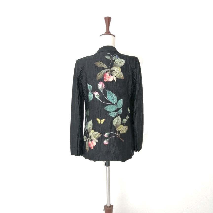 Sania Studio by Sania Maskatiya Black Crepe Embroidered Jacket