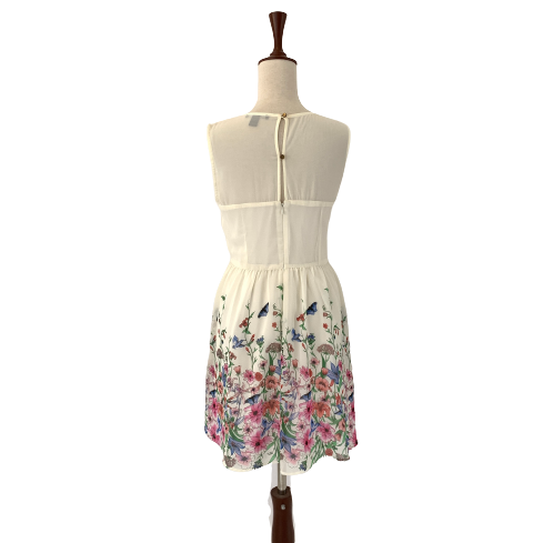 Forever 21 Cream Floral Dress | Pre Loved |