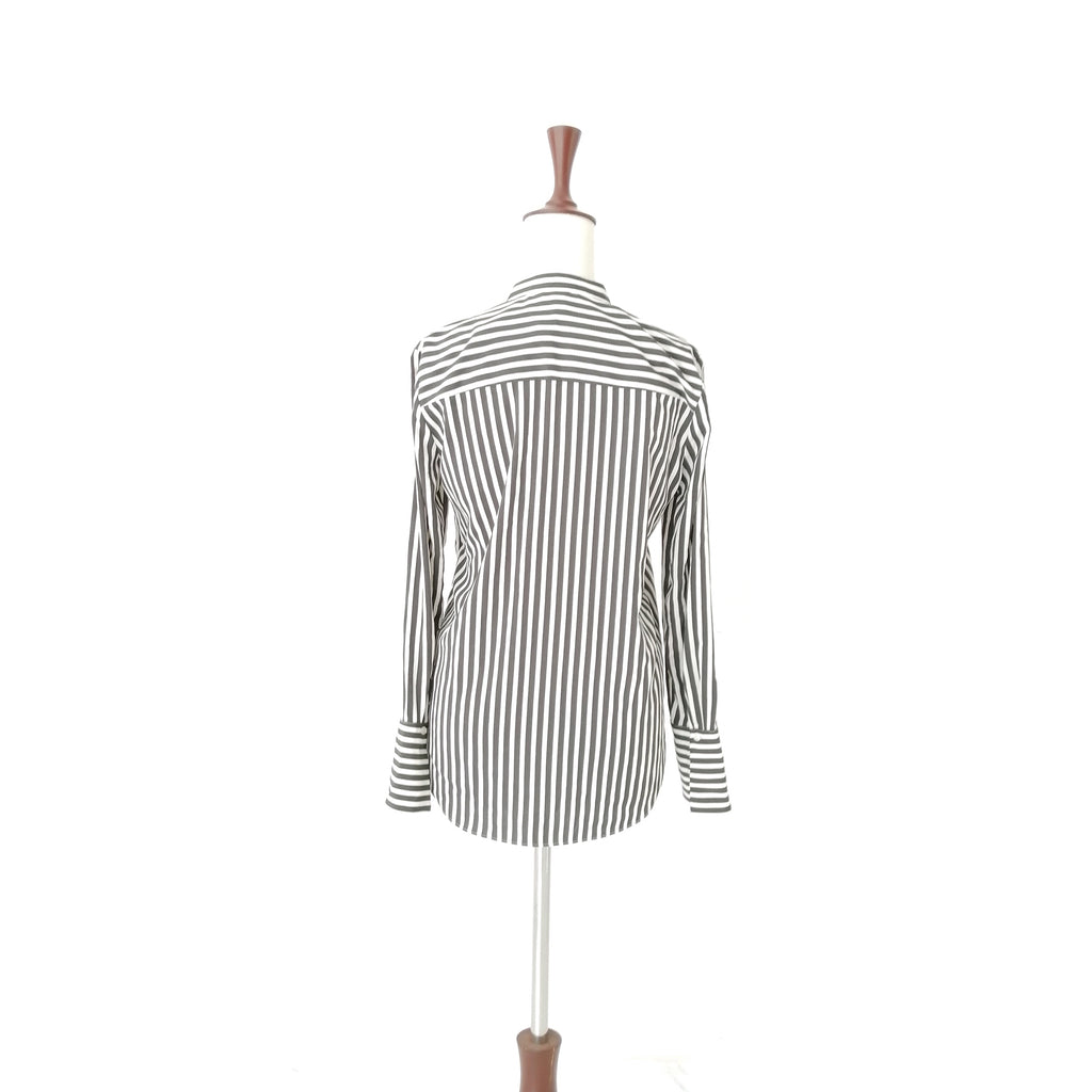 H&M Black & White Striped Shirt
