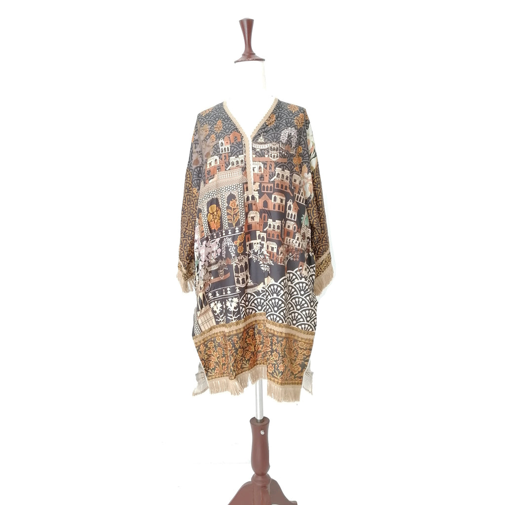 Khaadi Printed Silk Kameez