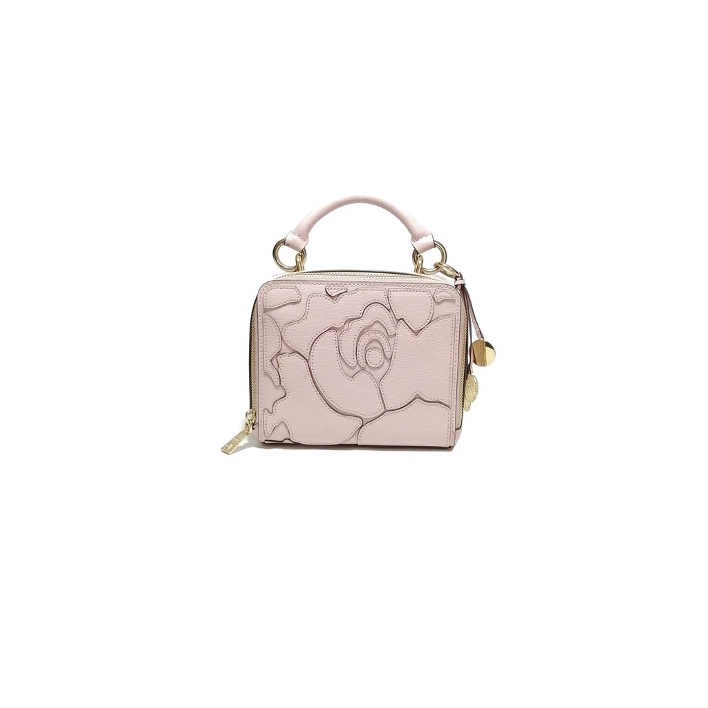 DKNY Light Pink Leather Crossbody Bag
