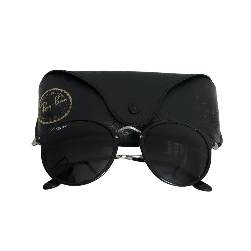 Ray-Ban RB2447 Black Fleck Round Sunglasses | Gently Used |