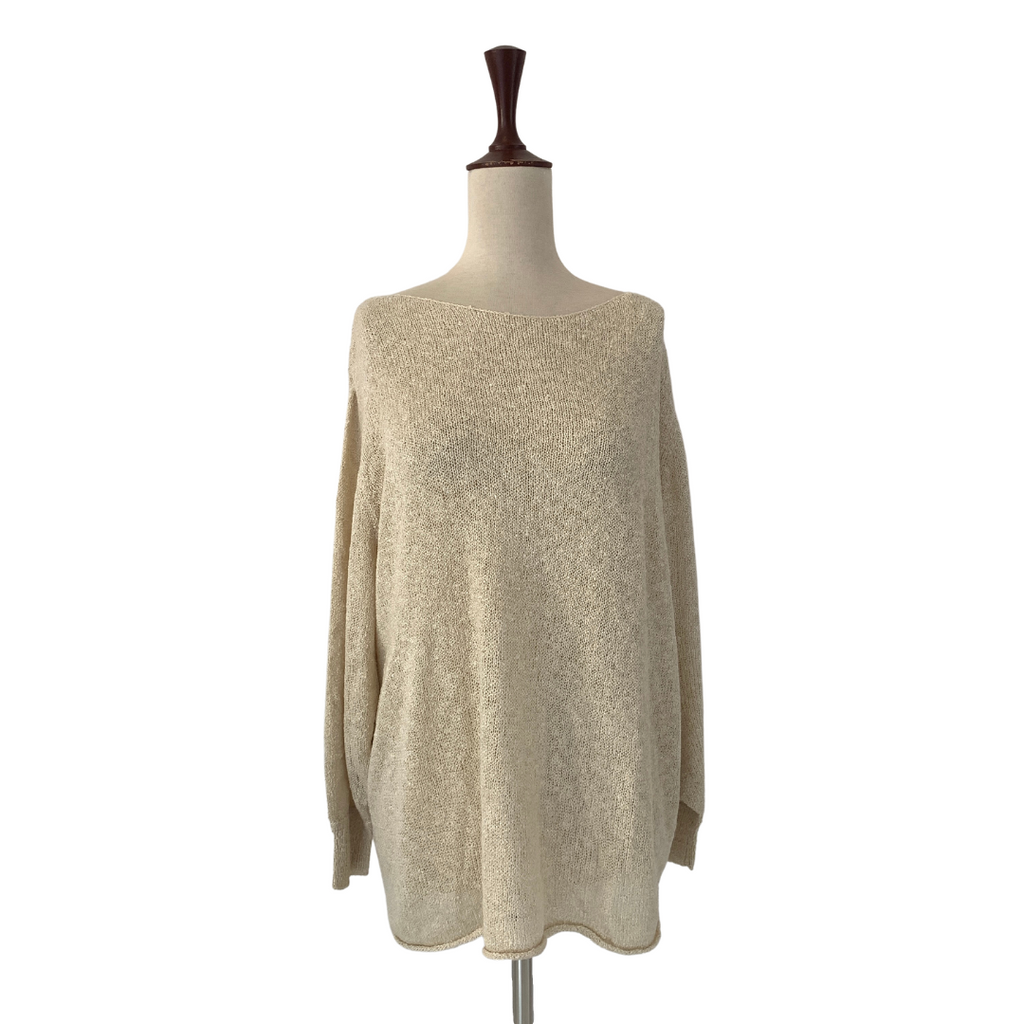 ZARA Cream Knit Sweater | Brand New |