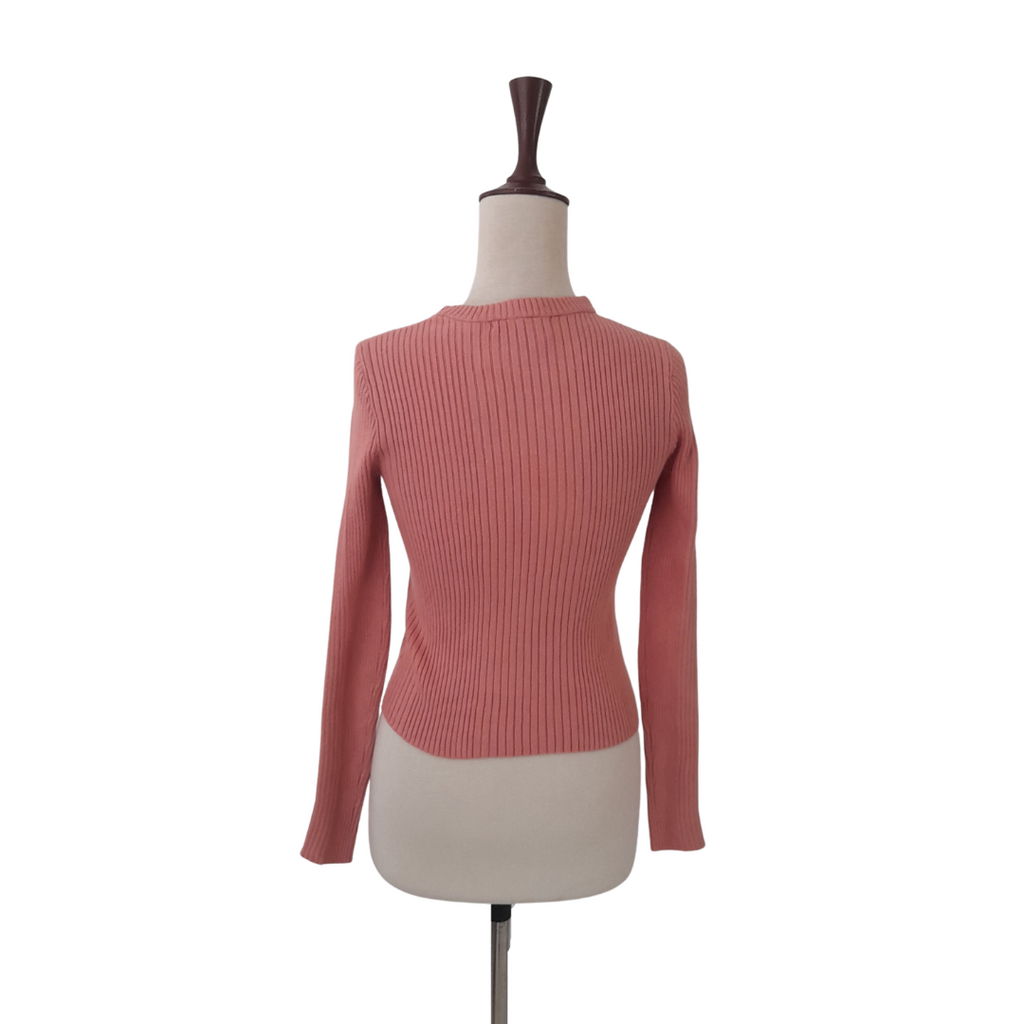Forever 21 Peach Ribbed Sweater | Gently Used |
