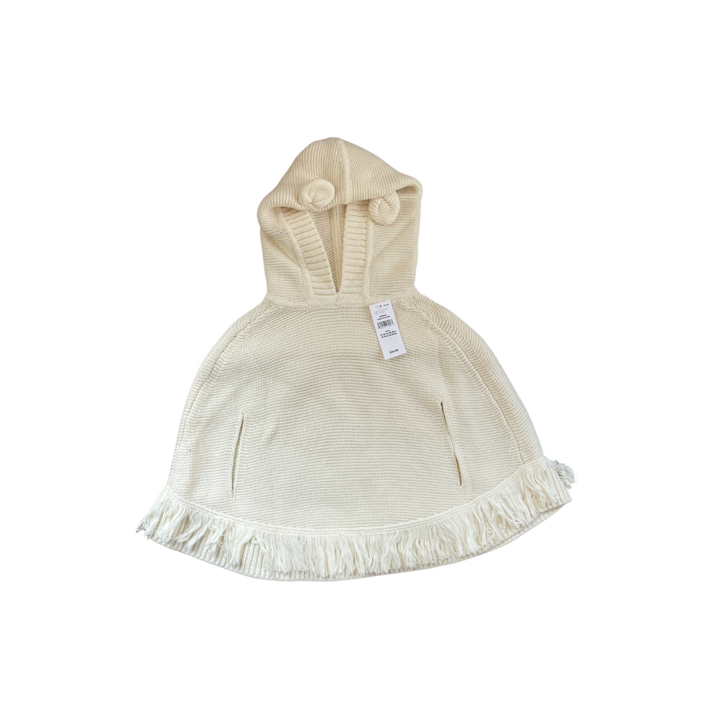 Baby Gap Cream Knit Cape (3 years) | Brand New |