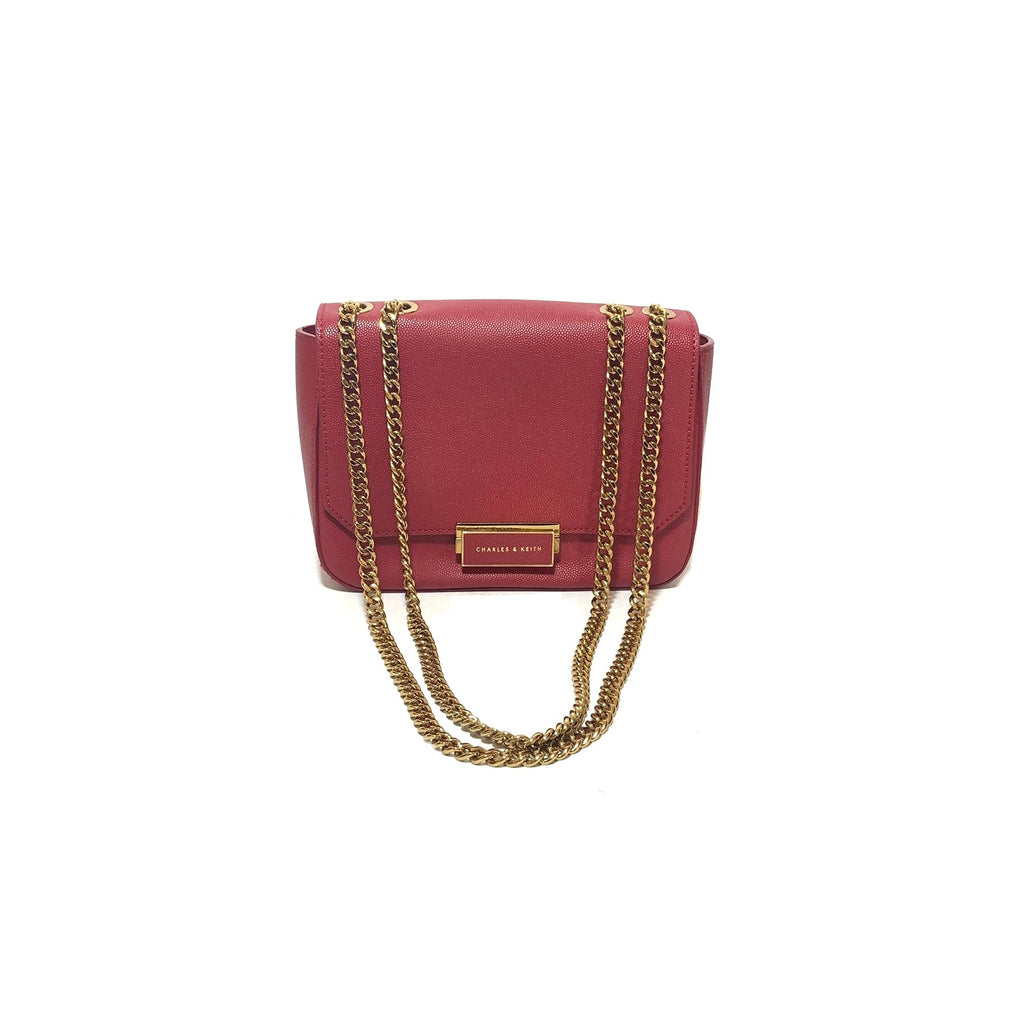 Charles & Keith Red Cross Body Bag | Gently Used |