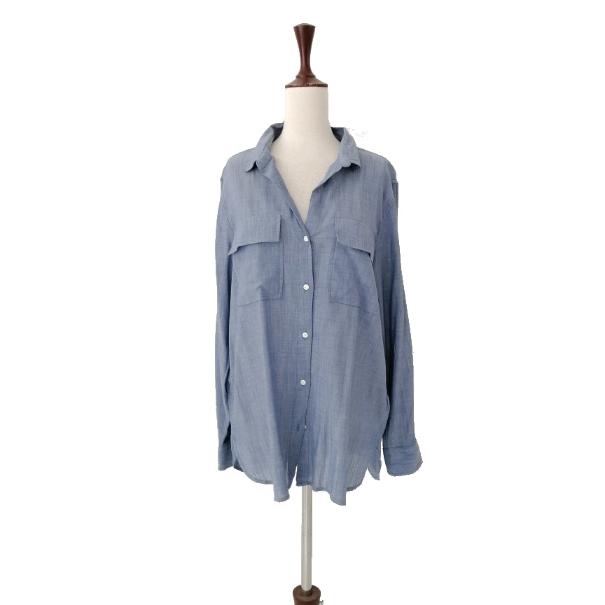 Gap Blue Cotton Shirt | Brand New |