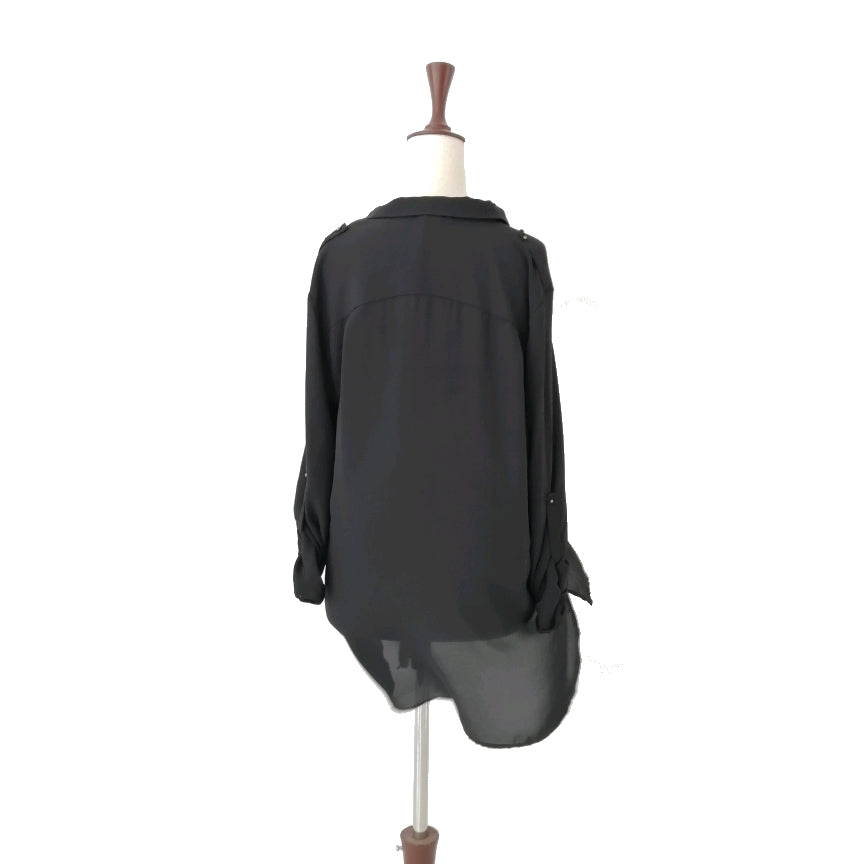 H&M Black Long Sleeved Shirt | Gently Used |