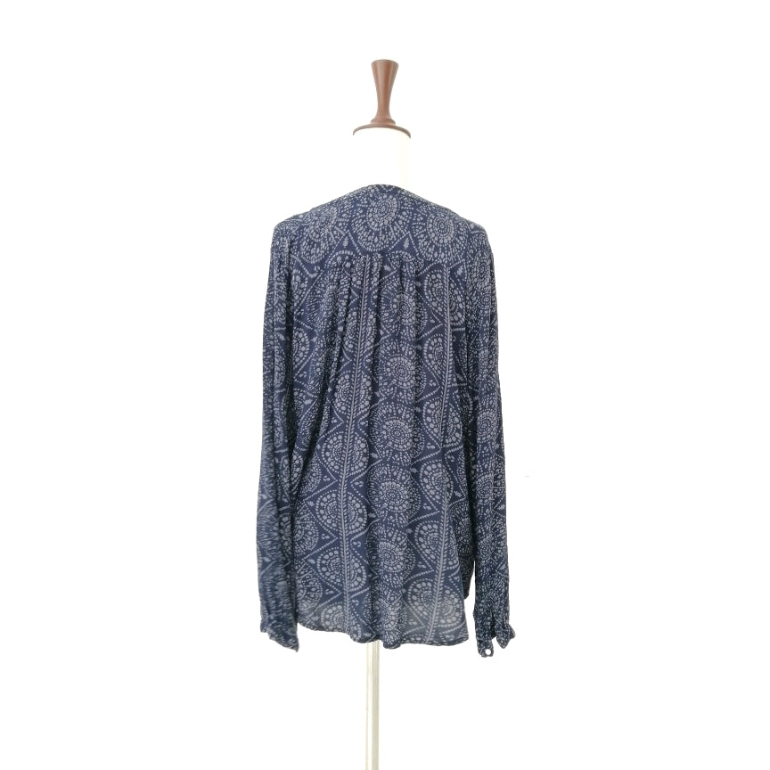 H&M Printed Blue Shirt | Gently Used |