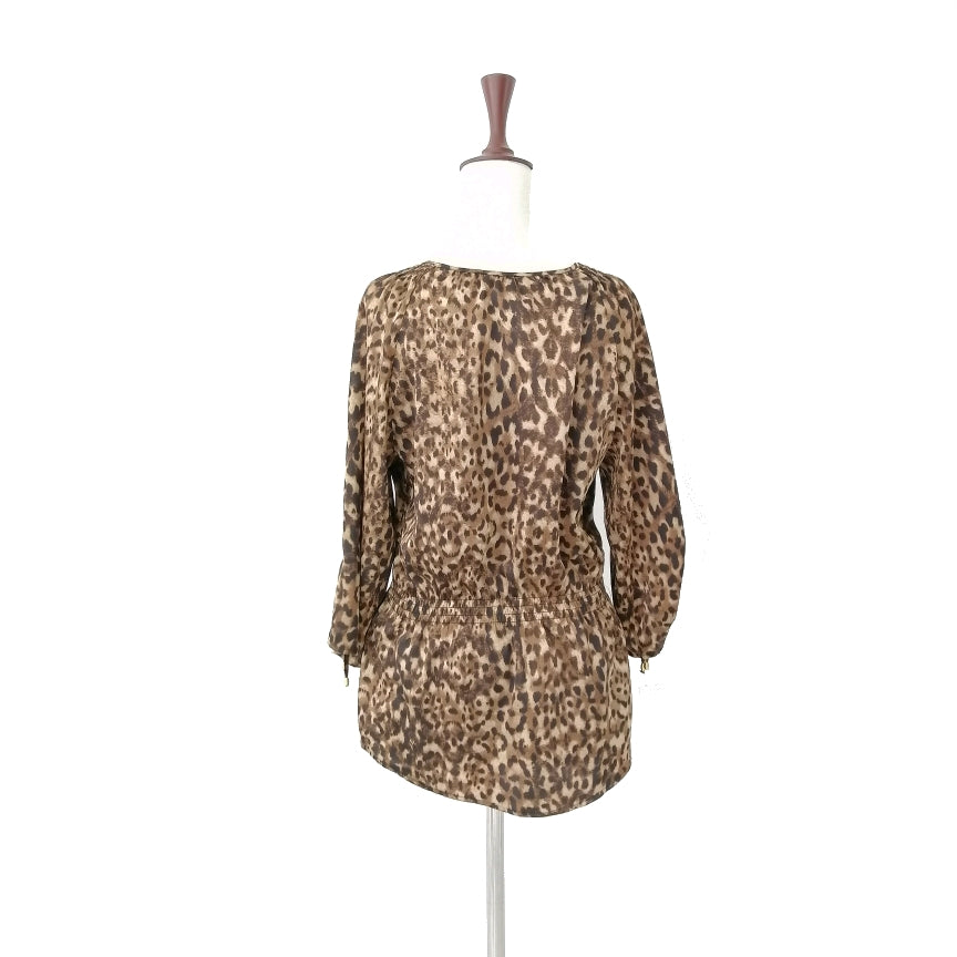 Calvin Klein Cheetah Print Top | Brand New |