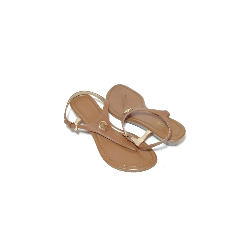 Michael Kors Tan Thong Wedges