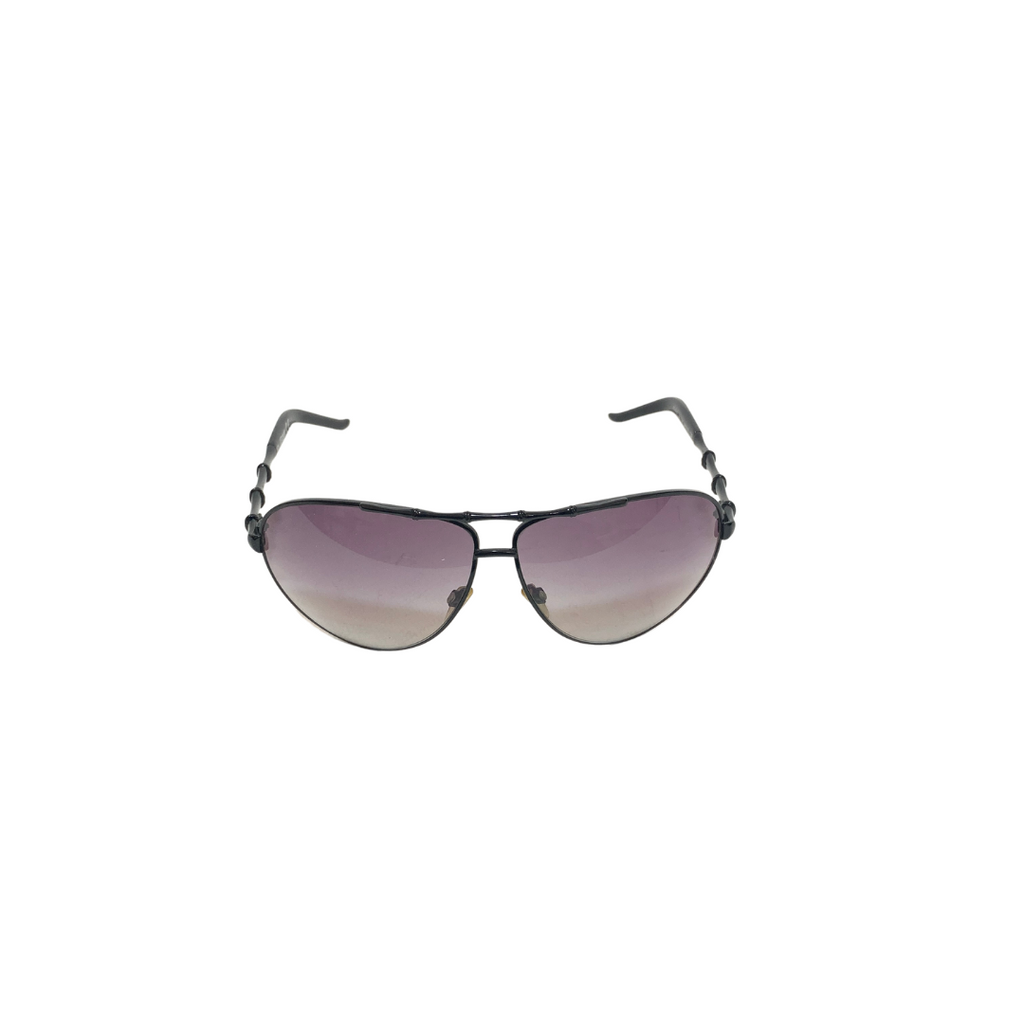 Just Cavalli JC 264S Black Unisex Oversized Aviator Sunglasses | Like New |