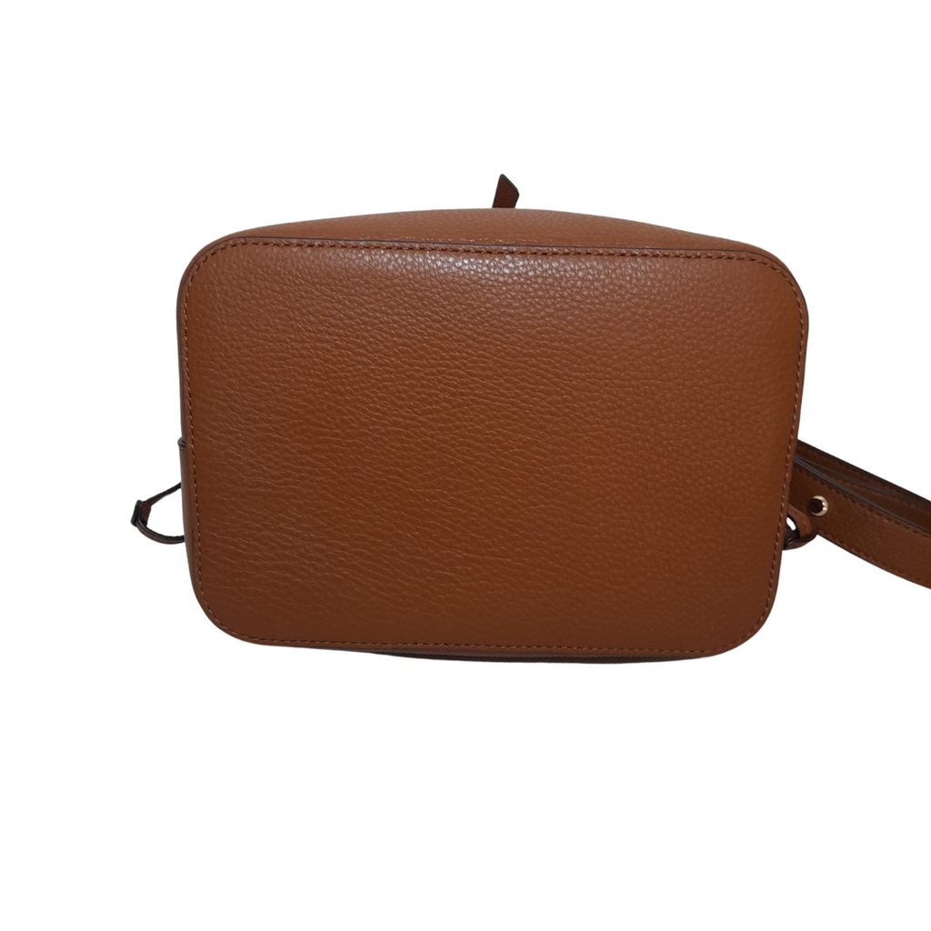 Kate Spade Brown Leather 'Marti' Large Bucket Bag | Like New |