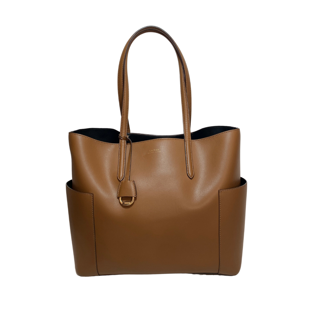 Ralph Lauren Tan Leather Shoulder Bag | Pre Loved |
