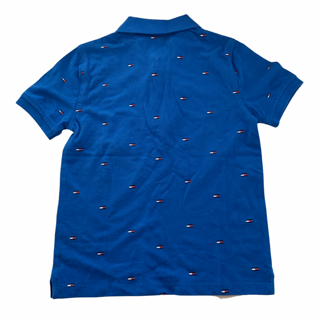 Tommy Hilfiger Boy's Blue Polo Shirt (6 - 7 Years) | Brand New |