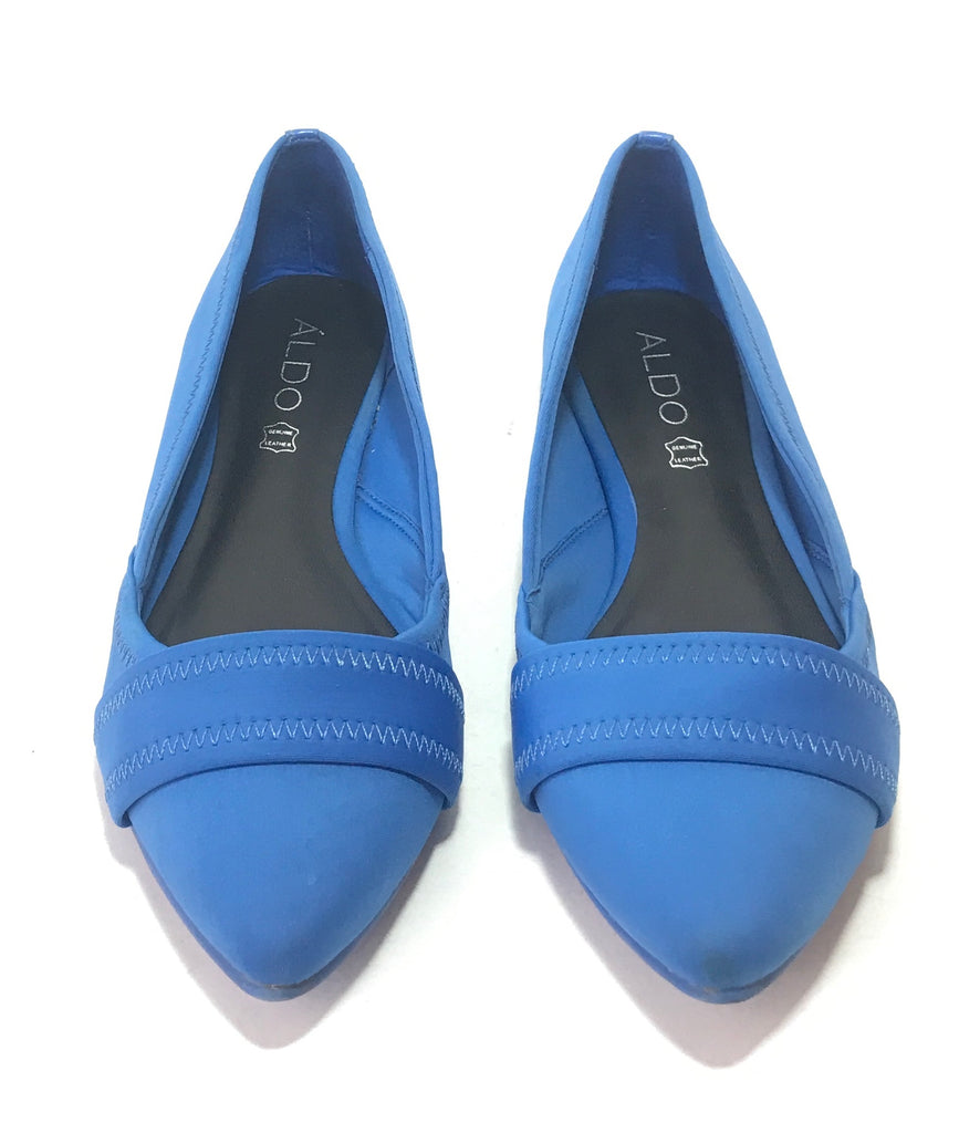 ALDO Pointed 'MAIDA' Cobalt Blue Flats | Pre Loved |