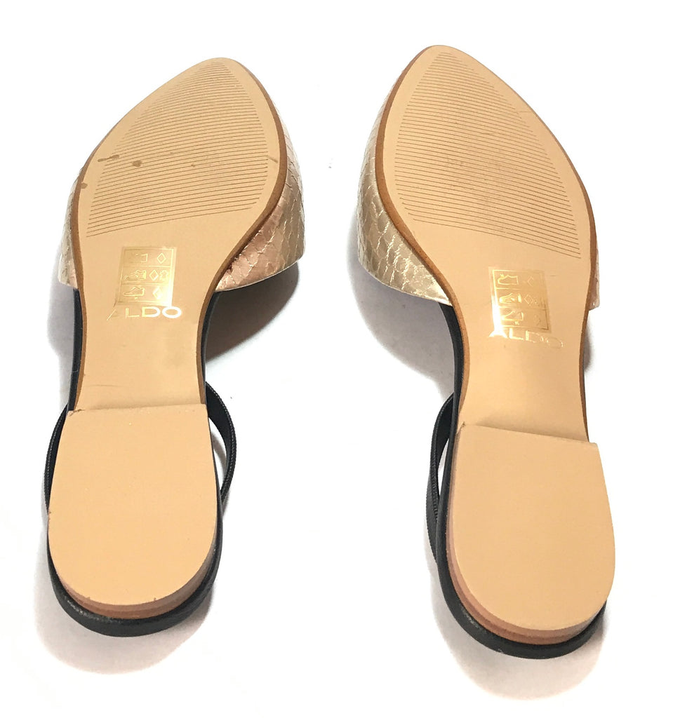 Aldo snakeskin mules shop