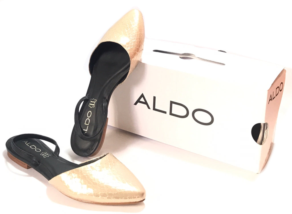 Aldo outlet snakeskin mules