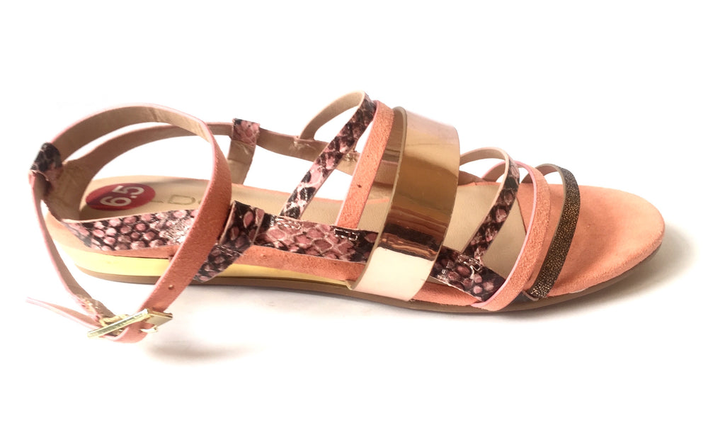 Aldo Pink Multi Strap Sandals | Gently Used | - Secret Stash