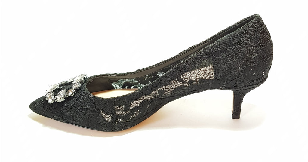 ALDO Black 'UFFOGLIANO' Lace Pumps | Brand New |