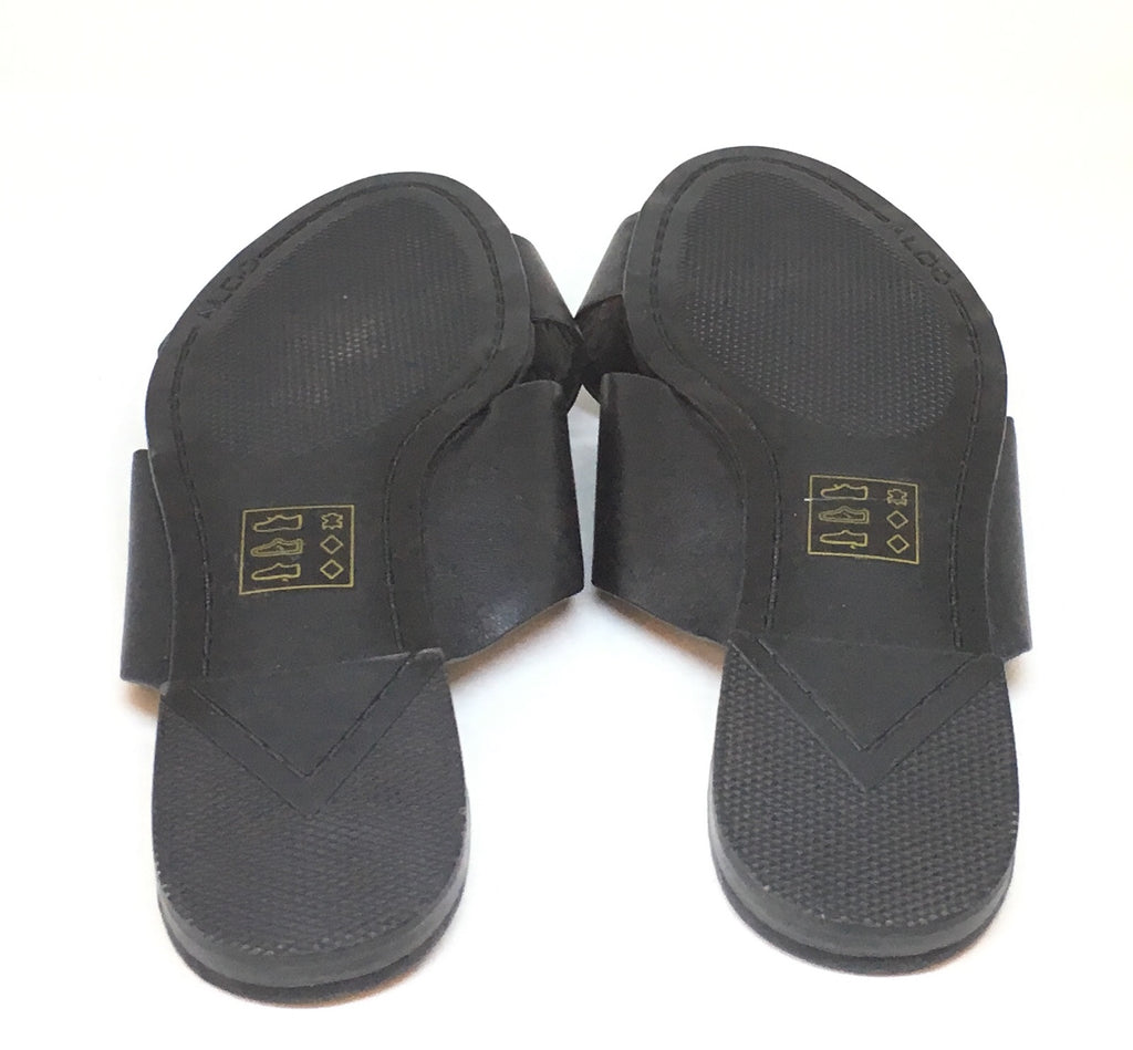 ALDO Black Leather Camilla Criss Cross Sandals | Brand New | - Secret Stash