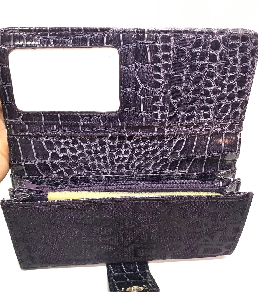 ALDO Purple Monogram Envelope Wallet | Brand New |