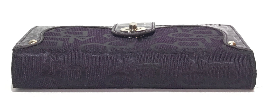 ALDO Purple Monogram Envelope Wallet | Brand New |
