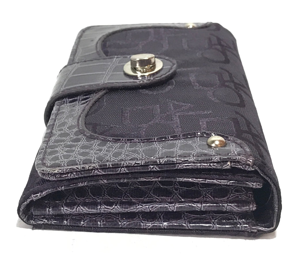 ALDO Purple Monogram Envelope Wallet | Brand New |