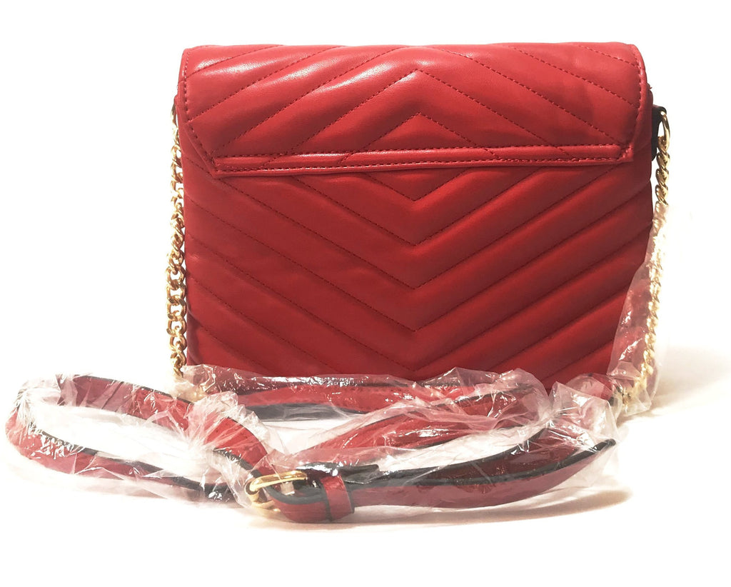 ALDO Red Quilted Crossbody Bag | Like New | - Secret Stash