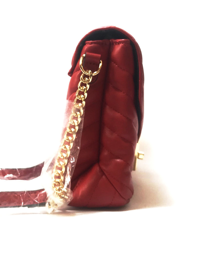 ALDO Red Quilted Crossbody Bag | Like New | - Secret Stash