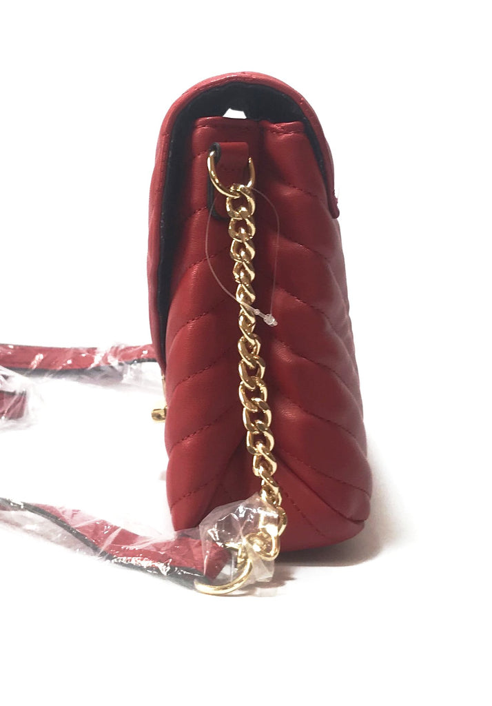 ALDO Red Quilted Crossbody Bag | Like New | - Secret Stash