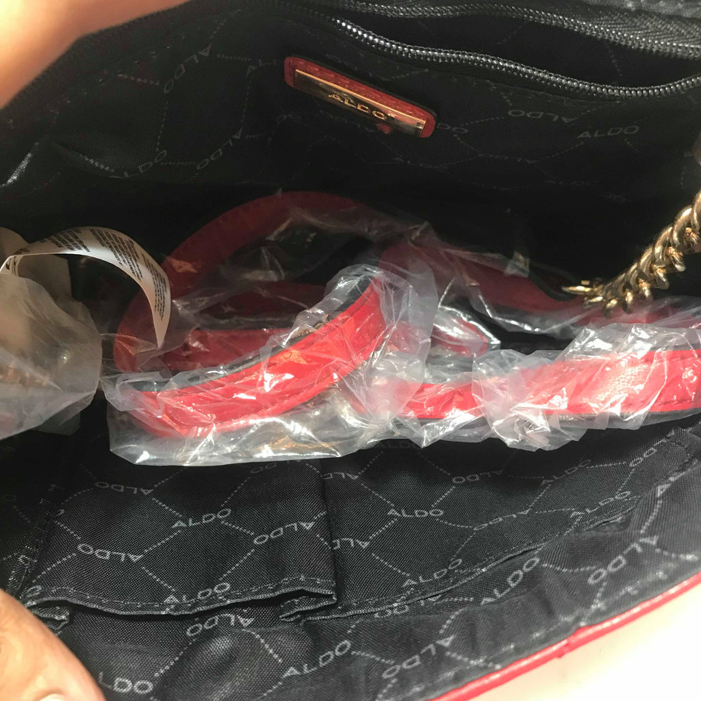 ALDO Red Quilted Crossbody Bag | Like New | - Secret Stash