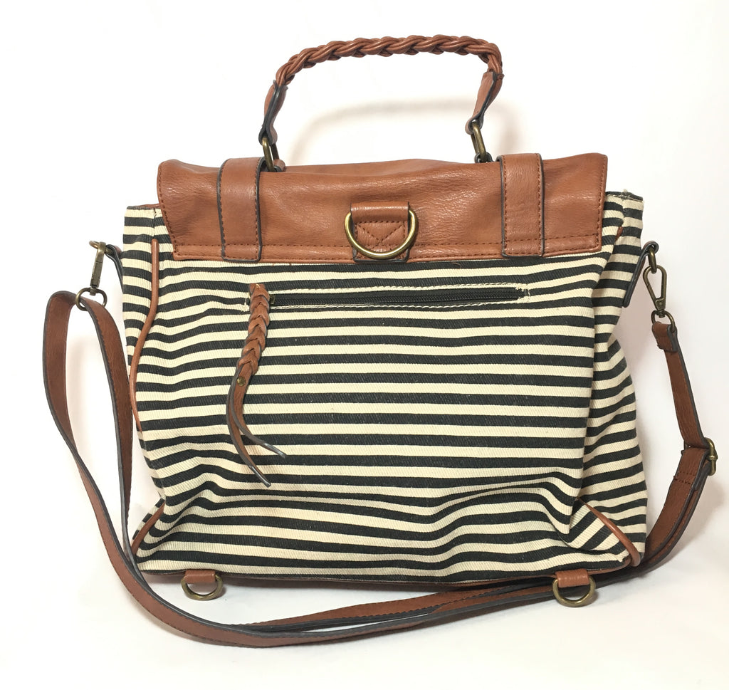 ALDO Aztec Print Canvas Satchel | Gently Used | - Secret Stash