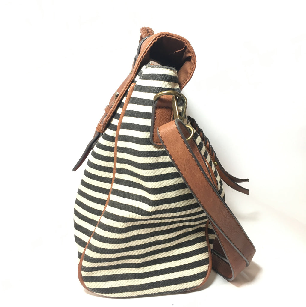 ALDO Aztec Print Canvas Satchel | Gently Used | - Secret Stash