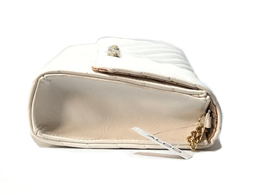 ALDO White 'Eurofemm' Quilted Crossbody Bag | Brand New | - Secret Stash