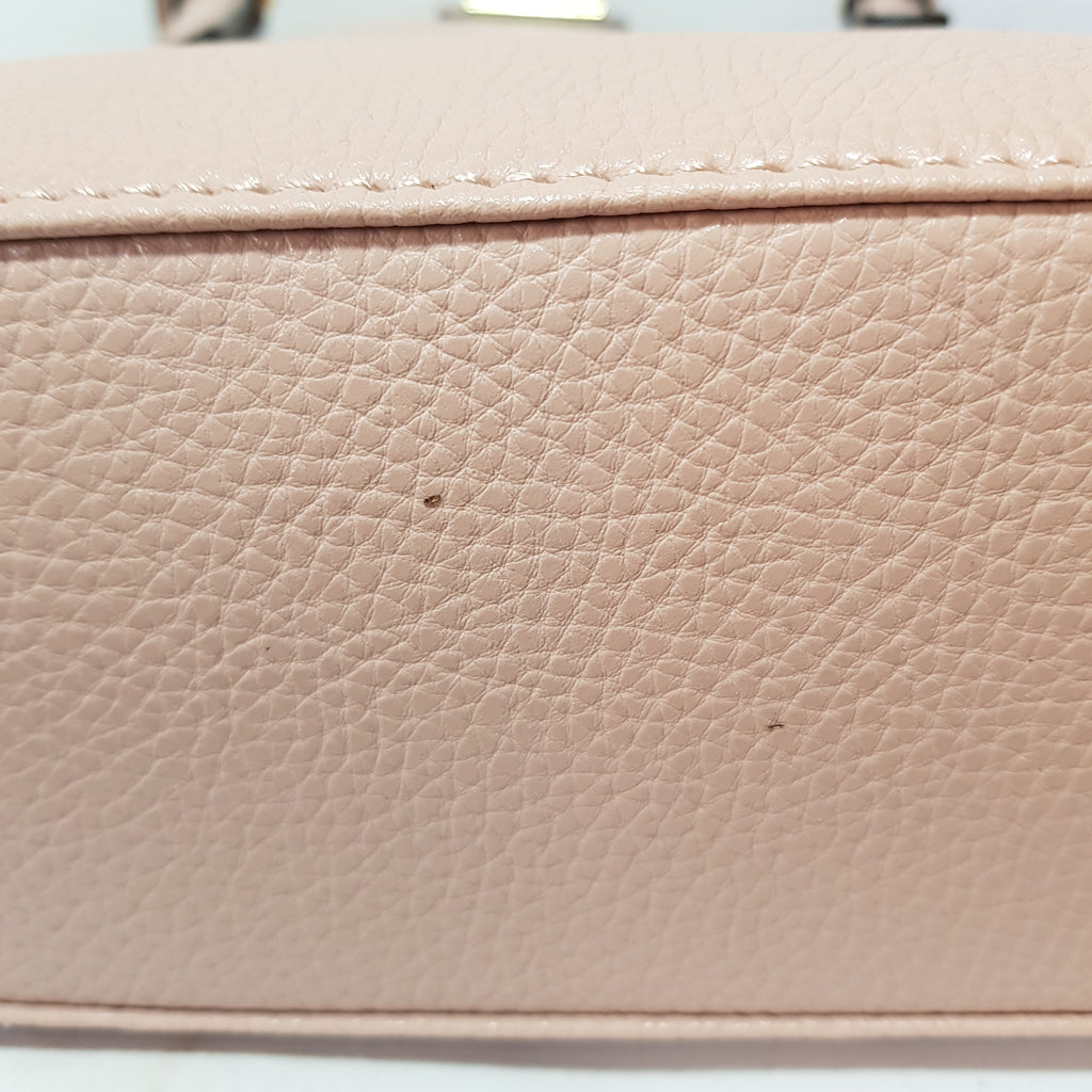 Anne Klein Mauve Leatherette Shoulder Bag | Brand New |