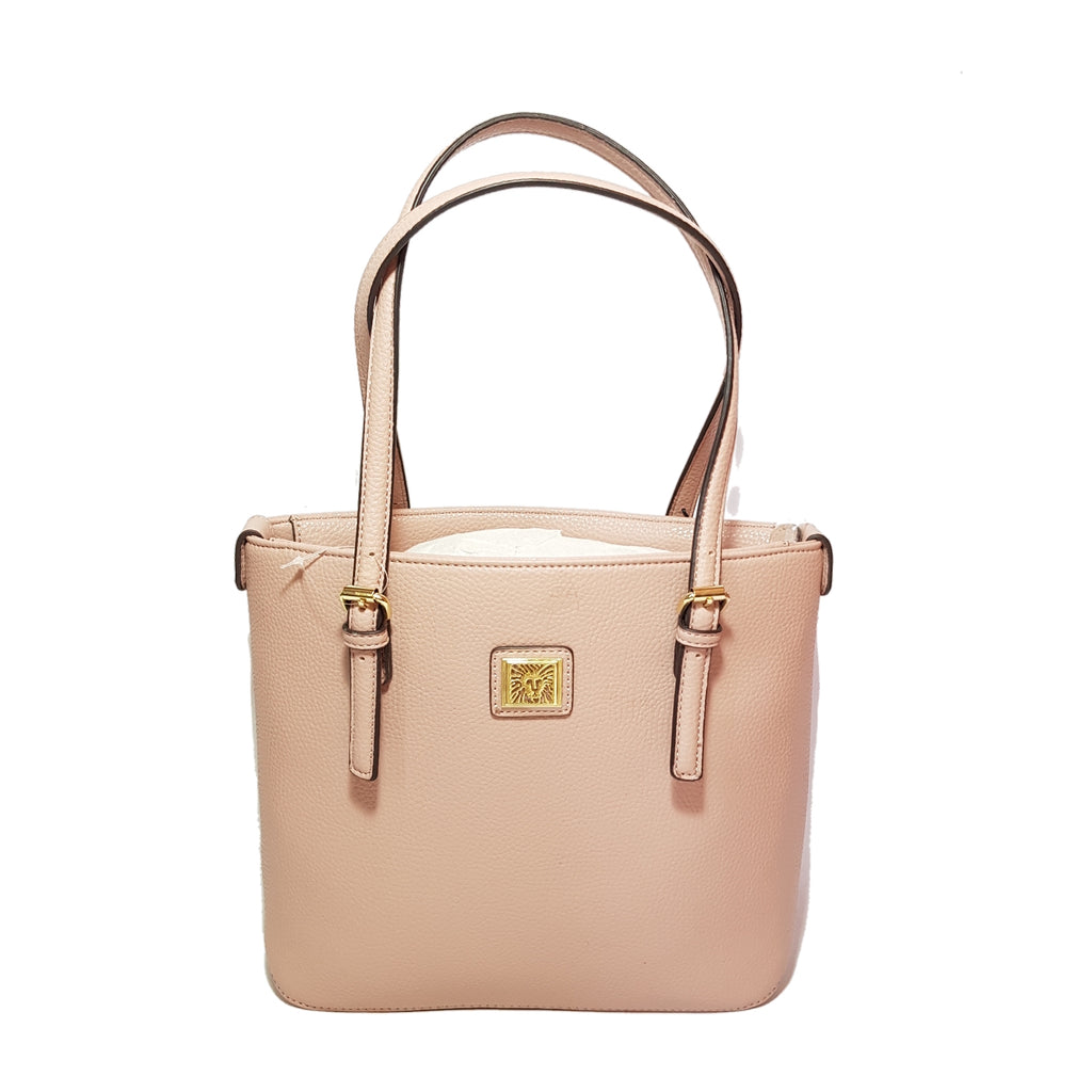 Anne Klein Mauve Leatherette Shoulder Bag | Brand New |