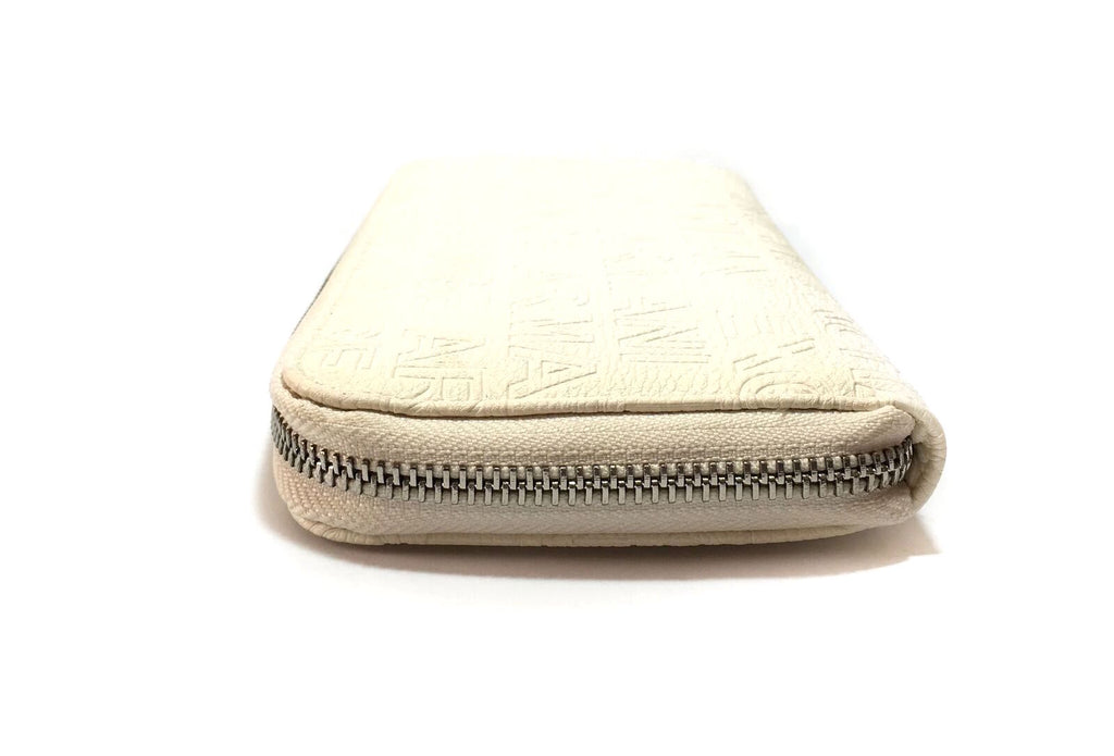 Armani Exchange Off White Long Zip Envelope Wallet | Brand New | - Secret Stash