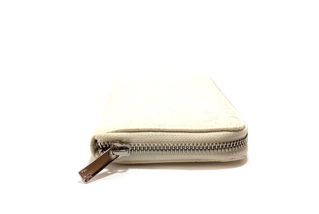 Armani Exchange Off White Long Zip Envelope Wallet | Brand New | - Secret Stash