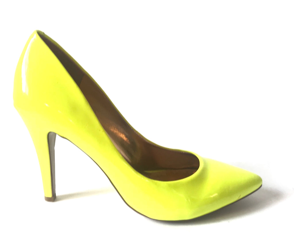 BCBGeneration Neon Yellow Cielo Heels | Gently Used | - Secret Stash