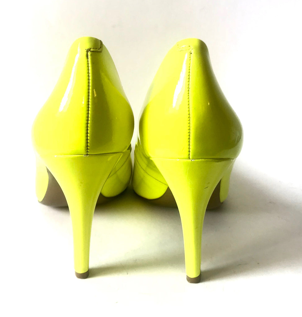 BCBGeneration Neon Yellow Cielo Heels | Gently Used | - Secret Stash