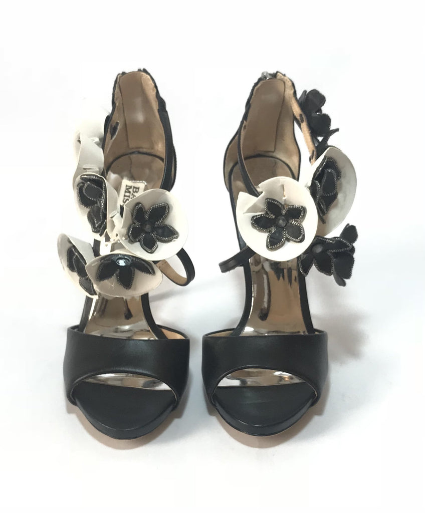 Badgley Mischka Black Floral Heels | Brand New | - Secret Stash