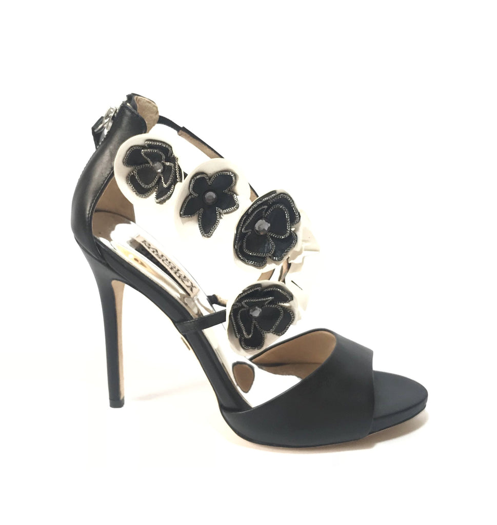 Badgley Mischka Black Floral Heels | Brand New | - Secret Stash