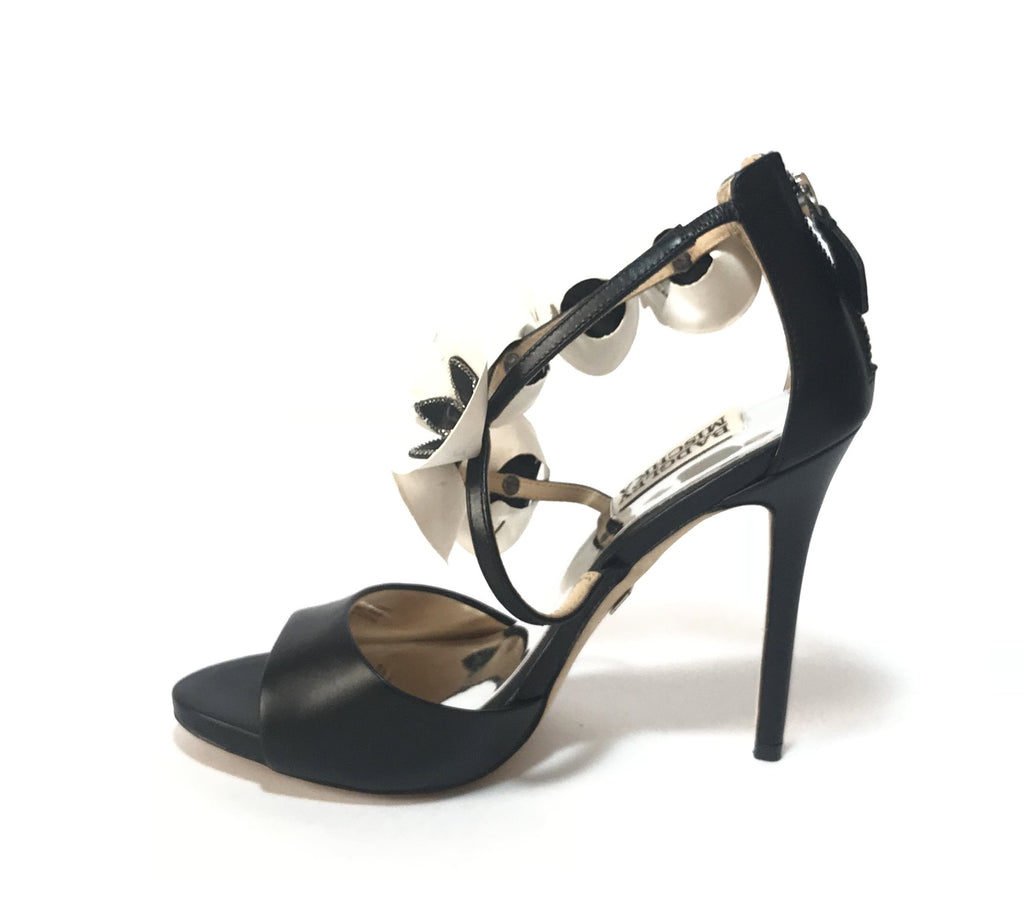 Badgley Mischka Black Floral Heels | Brand New | - Secret Stash
