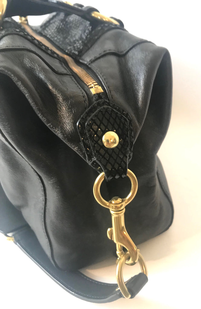 Coach Black Leather Tote Bag | Gently Used | - Secret Stash