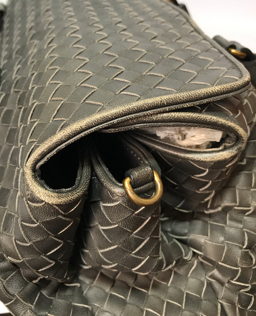 Bottega Veneta Intrecciato Nappa Top Flap Satchel | Pre Loved |