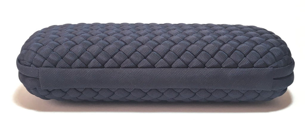Bottega Veneta Woven Faille Large Knot Clutch Bag | Like New | - Secret Stash