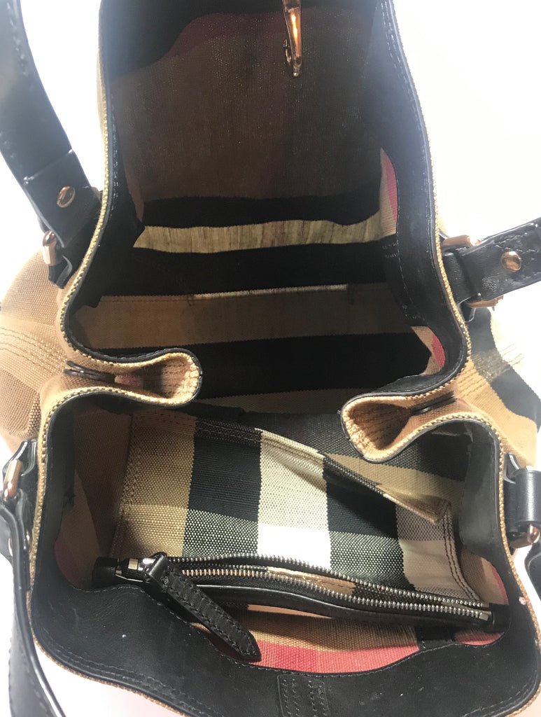 Burberry Exploded Check Canvas Tote Bag | Pre Loved |